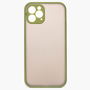 Чехол-накладка - PC041 для "Apple iPhone 12 Pro Max" (green/black)