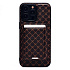 Чехол-накладка - SM022 SafeMag c картхолдером  для "Apple iPhone 15 Pro Max" (coffee)