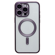 Чехол-накладка - SM027 SafeMag для "Apple iPhone 15 Pro Max" (dark violet)