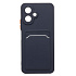 Чехол-накладка - SC337 с картхолдером для "Tecno Spark Go 2" (dark blue) (241040)