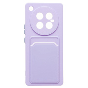 Чехол-накладка - SC337 с картхолдером для "Infinix Zero 40 5G" (light violet) (237033)