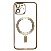 Чехол-накладка - SM027 SafeMag для "Apple iPhone 12" (gold) (232389)