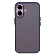 Чехол-накладка - PC035 для "Apple iPhone 16" (dark blue) (234437)