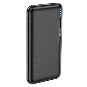 Внешний аккумулятор Hoco J82 10000mAh Micro/Type-C/USB*2 (black)