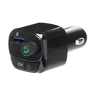 Автомобильный FM-трансмиттер - M25 18W 2USB/PD18W (black)