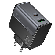 Адаптер Сетевой Hoco CS74A Star Speed PD45W+QC3.0 (midnight black) (240998)