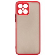 Чехол-накладка - PC041 для "Huawei Honor X8" (red/black)