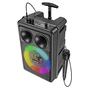 Портативная акустика напольная Borofone BP9 Dancing, микрофон (black)