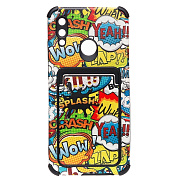 Чехол-накладка - SC284 с картхолдером для "Huawei Honor 10 Lite/P Smart 2019" (004) (multicolor)