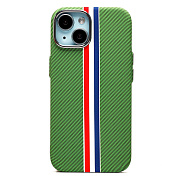 Чехол-накладка Luxo Creative PC  для "Apple iPhone 15" (131) (green/multicolor)