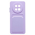 Чехол-накладка - SC337 с картхолдером для "Realme 12 5G" (light violet) (233981)