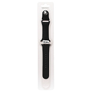 Ремешок - ApW Sport Band Apple Watch 38/40/41 mm силикон на кнопке (L) (black)