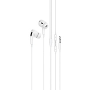 Проводные наушники с микрофоном внутриканальные Borofone BM30 Pro Original Jack 3,5  (white)