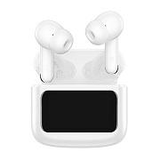 Беспроводные Bluetooth-наушники Hoco TWS EQ14 Cool с экраном (white)