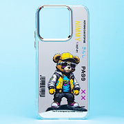 Чехол-накладка - PC092 для "Honor X8b/X8c" (мишка) (transparent)