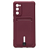 Чехол-накладка - SC304 с картхолдером для "Samsung SM-G780 Galaxy S20FE" (bordo) (208744)