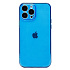 Чехол-накладка - SC344 для "Apple iPhone 13 Pro Max" (transparent/blue) (232035)