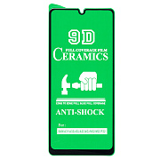 Защитное стекло Full Screen - 2,5D Ceramics для "Samsung SM-A315 Galaxy A31" (тех. уп) (black)