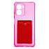 Чехол-накладка - SC276 с картхолдером для "OPPO realme C33" (pink)
