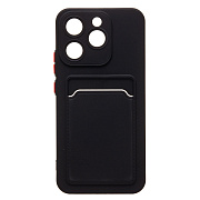 Чехол-накладка - SC337 с картхолдером для "Realme 15T" (black) (241747)