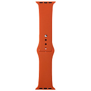 Ремешок - ApW Sport Band Apple Watch 42/44/45/49 mm силикон на кнопке (L) (orange)