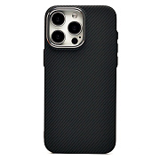 Чехол-накладка Luxo Creative PC  для "Apple iPhone 15 Pro Max" (123) (black)