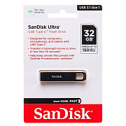 Флэш накопитель USB 32 Гб SanDisk Ultra 3.1 Type-C (black)