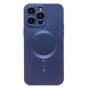 Чехол-накладка - SM020 Matte SafeMag для "Apple iPhone 15 Pro Max" (dark blue)