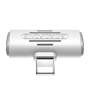 Переходник Lightning (м) - Lightning (п) Borofone BV6 3см (white)