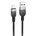 Кабель USB - Apple lightning Hoco X109 12W 300см 2,4A  (black)
