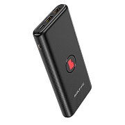 Внешний аккумулятор беспроводной Borofone BT31 10 000mAh Micro USB/USB Type-C/USB2 (black)
