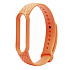 Ремешок - WB08 Xiaomi Mi Band 5/Mi Band 6 силикон на кнопке (регулируемый) (orange)
