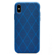 Чехол-накладка - SC119 для "Apple iPhone X/iPhone XS" (dark blue) ..