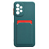 Чехол-накладка - SC315 с картхолдером для "Samsung SM-A235 Galaxy A23 4G" (dark green) (214463)