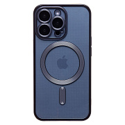 Чехол-накладка - SM027 SafeMag для "Apple iPhone 13 Pro" (blue titanium) (232369)