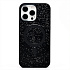 Чехол-накладка - SM029 POSH SHINE SafeMag для "Apple iPhone 16 Pro Max" россыпь кристаллов (black titanium)