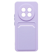 Чехол-накладка - SC337 с картхолдером для "Realme 13 Pro 5G Global" (light violet) (237014)