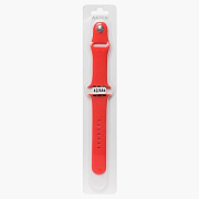 Ремешок - ApW Sport Band Apple Watch 42/44/45/49 mm силикон на кнопке (S) (spicy orange)