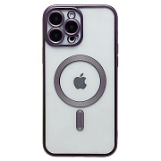 Чехол-накладка - SM027 SafeMag для "Apple iPhone 13 Pro Max" (dark violet)