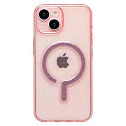 Чехол-накладка - SM050 SafeMag для "Apple iPhone 13/Apple iPhone 14" (pink)