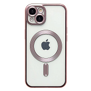 Чехол-накладка - SM027 SafeMag для "Apple iPhone 14" (pink) (232362)