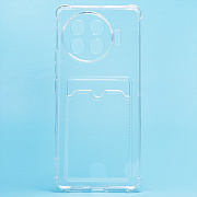 Чехол-накладка - SC276 с картхолдером для "TECNO Spark 20 Pro+" (transparent) (228056)