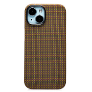 Чехол-накладка Cellis SM009 POSH KEVLAR SafeMag для "Apple iPhone 15" (canyon) (241608)