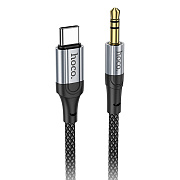 Кабель Type-C - 3.5mm Hoco UPA26  100см   (black)