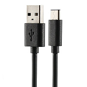 Кабель USB - Type-C -  100см 1,5A  (black)