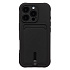 Чехол-накладка - SC304 c картхолдером для "Apple iPhone 16 Pro" (black) (234443)