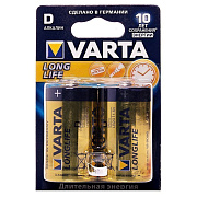 Батарейка D Varta LR20 LONGLIFE (2-BL) (20/100) ..