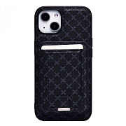 Чехол-накладка - SM022 SafeMag c картхолдером  для "Apple iPhone 13" (black)
