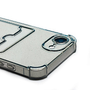 Чехол-накладка - SC300 с картхолдером для "Apple iPhone 16e" (black)