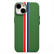 Чехол-накладка Luxo Creative PC  для "Apple iPhone 13/iPhone 14" (131) (green/multicolor)